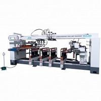 картинка Многотраверсный сверлильно-присадочный станок с автоматической подачей JIYU Z6XLBD компании Нова Механика